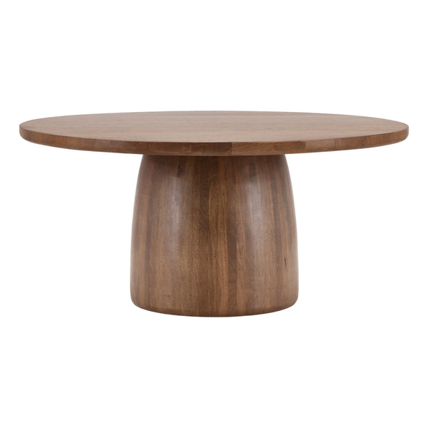 Round Mango Wood Dining Table