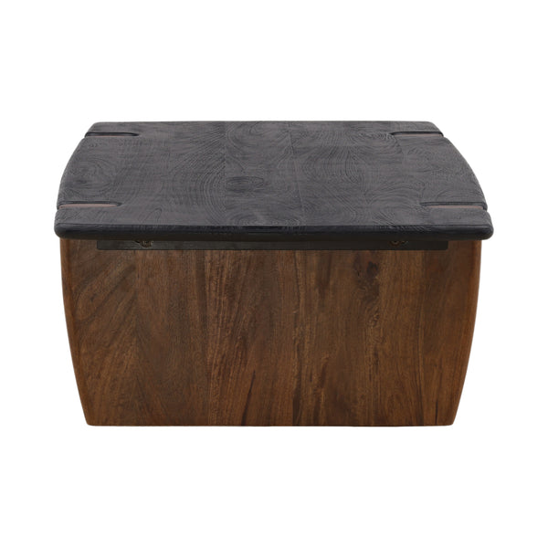 Solid Acacia Wood Dining Table - Black