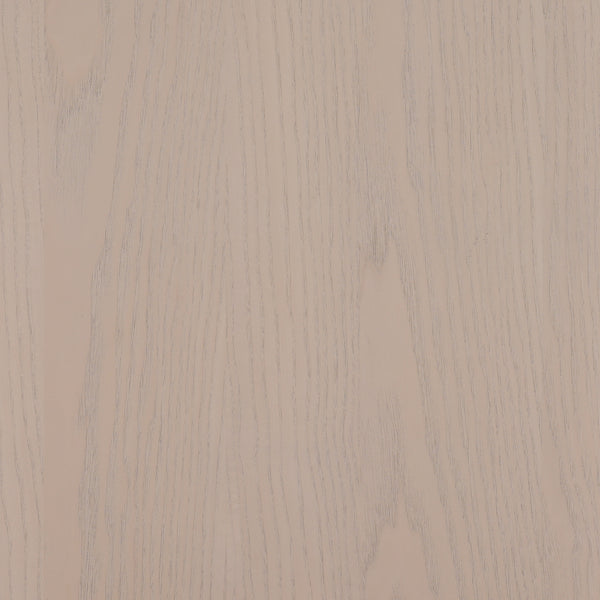 Rubber Wood and Oak Dining Table - Bleach Natural