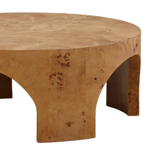 Mappa Burl Wood Coffee Table