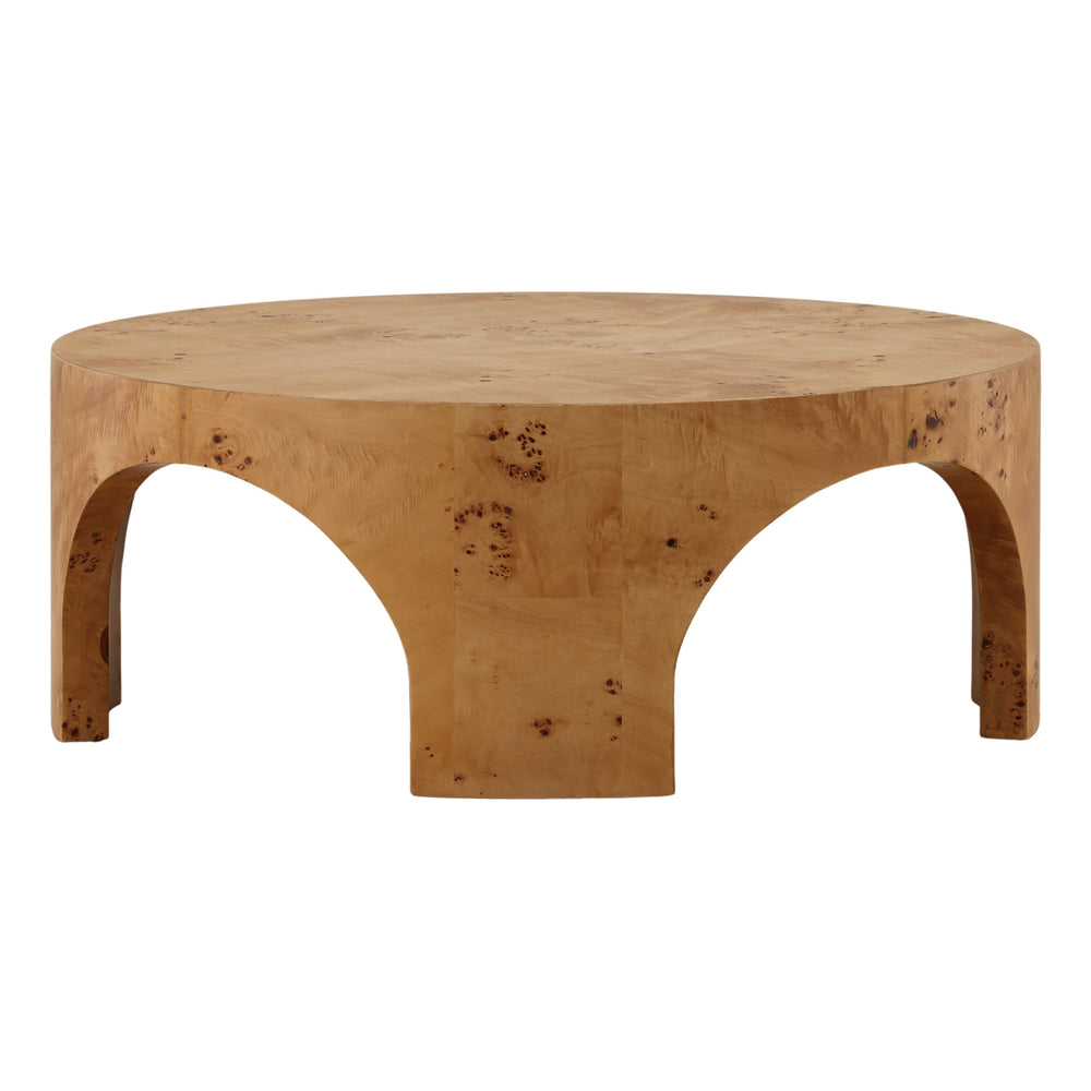 Mappa Burl Wood Coffee Table