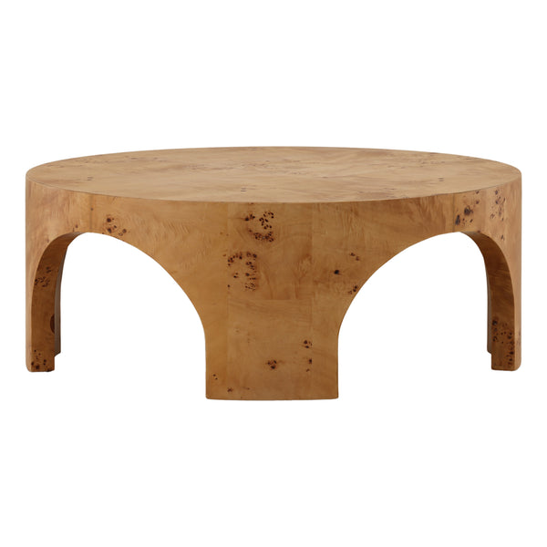 Mappa Burl Wood Coffee Table