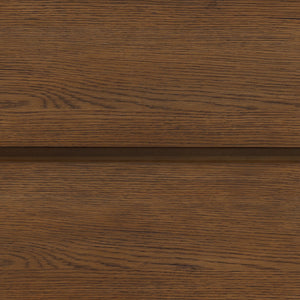 Modern Oak Nightstand - Brown
