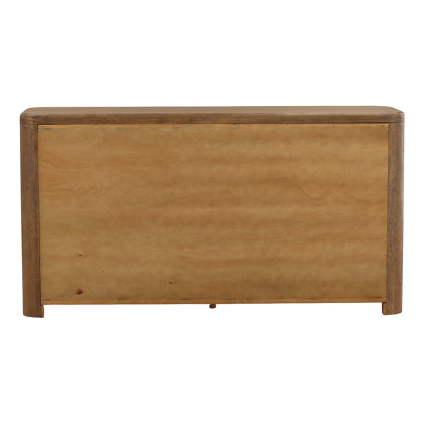 Modern Oak Dresser - Brown