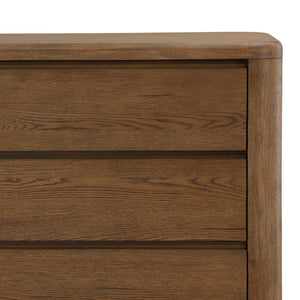 Modern Oak Dresser - Brown