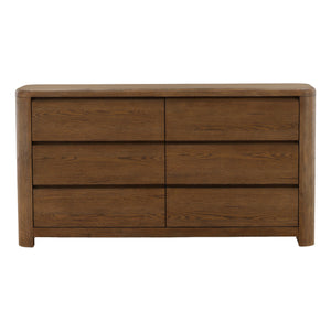 Modern Oak Dresser - Brown