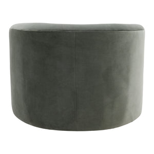 Velvet Swivel Chair - Sage