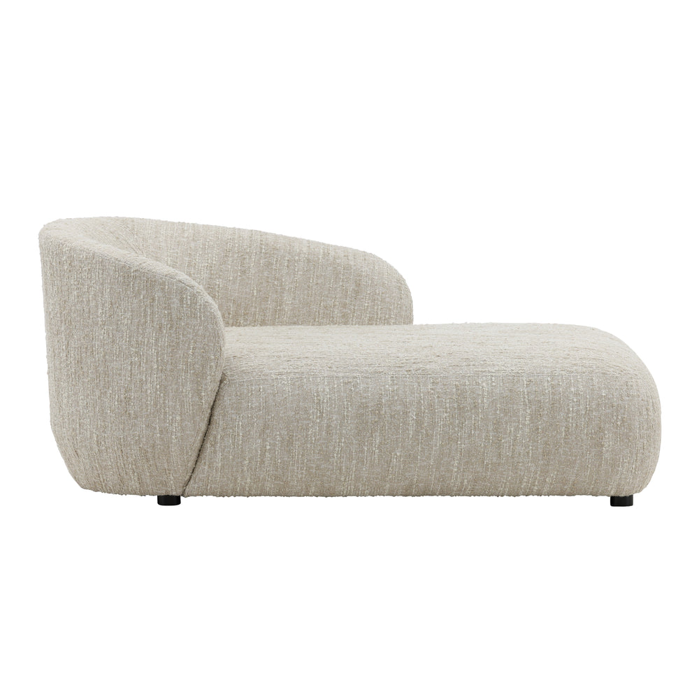 Textured Boucle Chaise - Beige