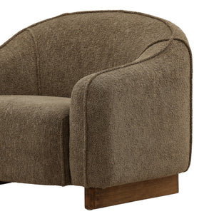Woven Chenille Upholstered Occasional Chair - Green