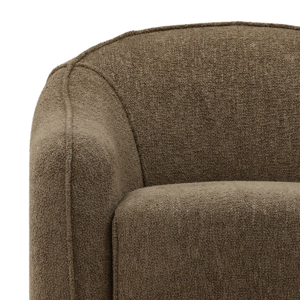 Woven Chenille Upholstered Occasional Chair - Green