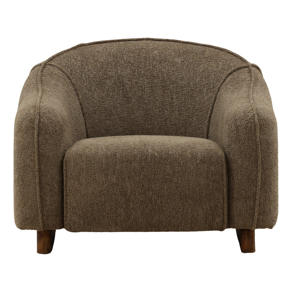 Woven Chenille Upholstered Occasional Chair - Green
