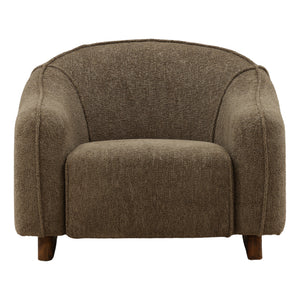 Woven Chenille Upholstered Occasional Chair - Green