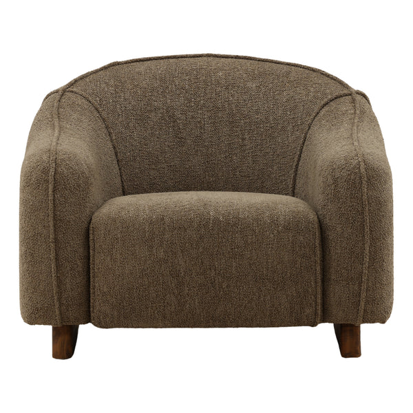 Woven Chenille Upholstered Occasional Chair - Green