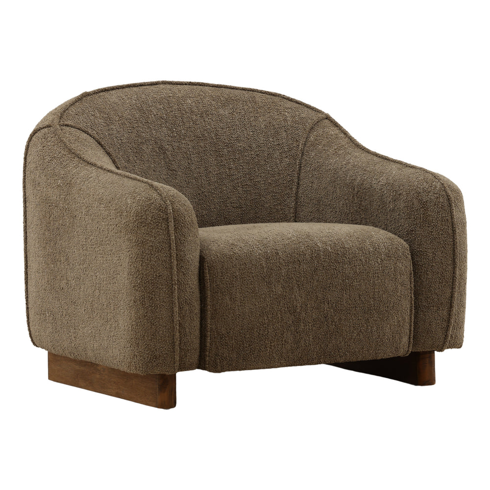 Woven Chenille Upholstered Occasional Chair - Green