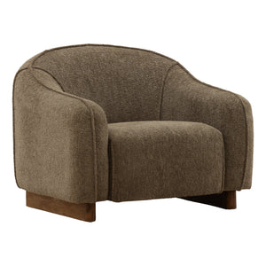 Woven Chenille Upholstered Occasional Chair - Green