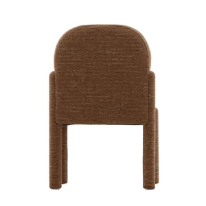 Tweed Upholstered Dining Chair - Clay