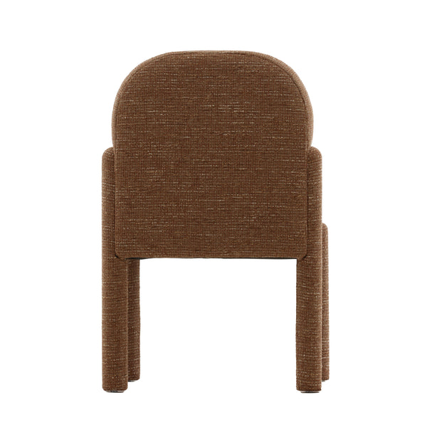 Tweed Upholstered Dining Chair - Clay