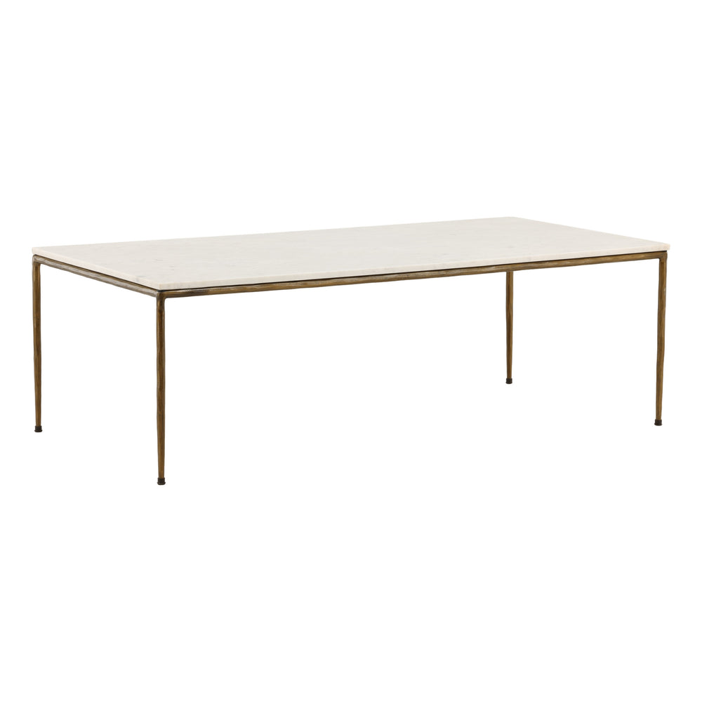Marble and Brass Coffee Table