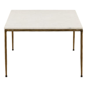 Marble and Brass Coffee Table