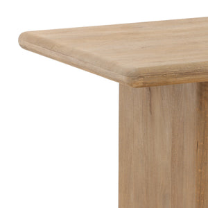 Contemporary Mango Wood Dining Table - Natural