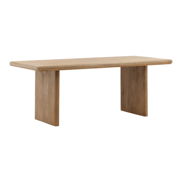 Contemporary Mango Wood Dining Table - Natural