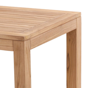 Outdoor Teak Wood Dining Table - Natural