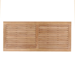 Outdoor Teak Wood Dining Table - Natural