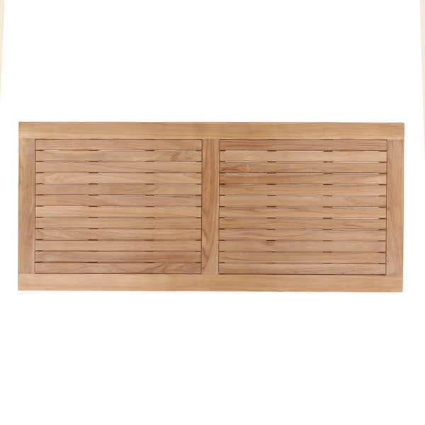Outdoor Teak Wood Dining Table - Natural
