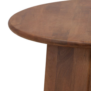 Mango Wood Coffee Table with Rounded Legs