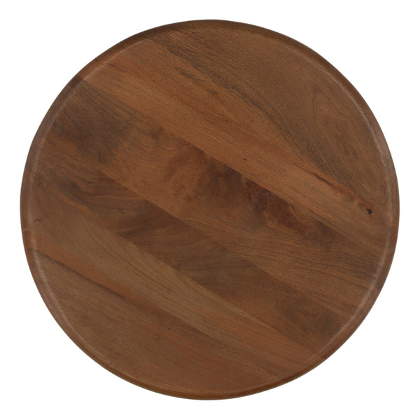 Mango Wood Side Table with Rounded Legs