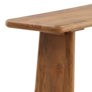 Mango Wood Console with Rounded Legs