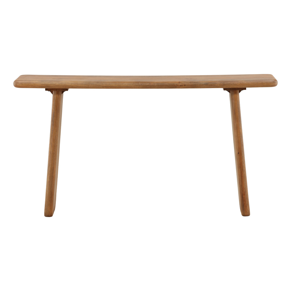 Mango Wood Console with Rounded Legs