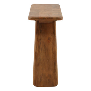 Mango Wood Console with Rounded Legs