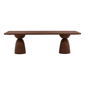 Round Legged Mango Wood Coffee Table