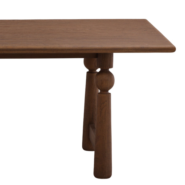 Mango Wood Dining Table with Spheres