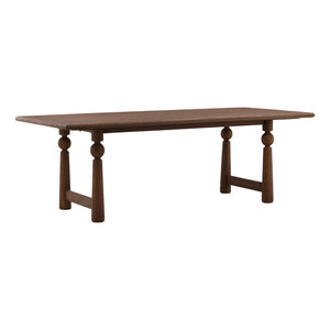 Mango Wood Dining Table with Spheres
