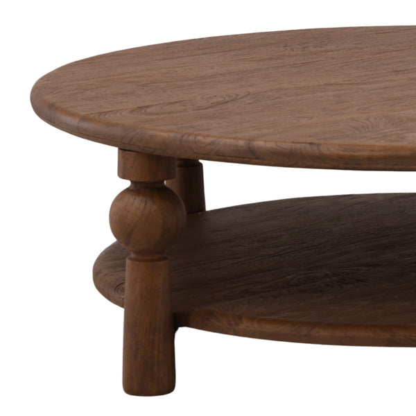Mango Wood Coffee Table with Spheres