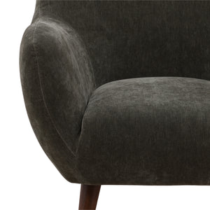 Chenille Upholstered Occasional Chair - Forest