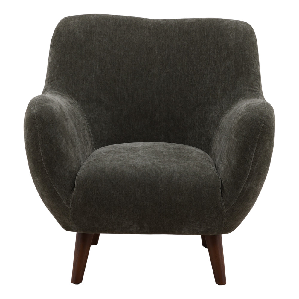 Chenille Upholstered Occasional Chair - Forest
