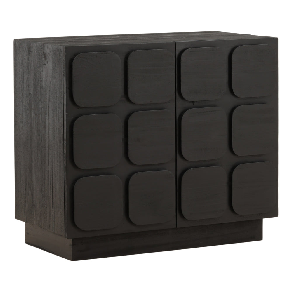 Black Geometric Sideboard