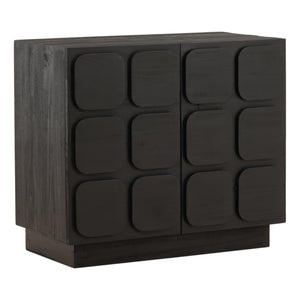 Black Geometric Sideboard