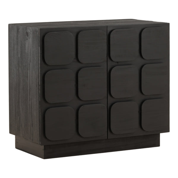 Black Geometric Sideboard