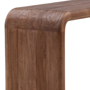 Rounded Desk in Mindi Wood