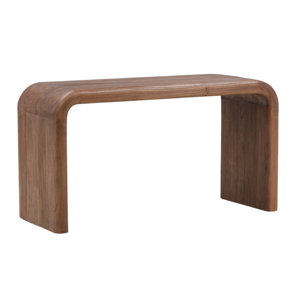 Rounded Desk in Mindi Wood