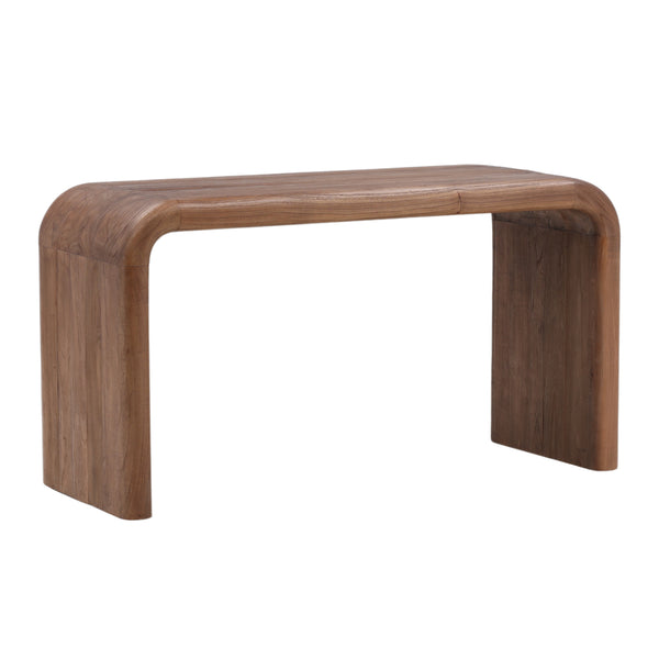 Rounded Desk in Mindi Wood
