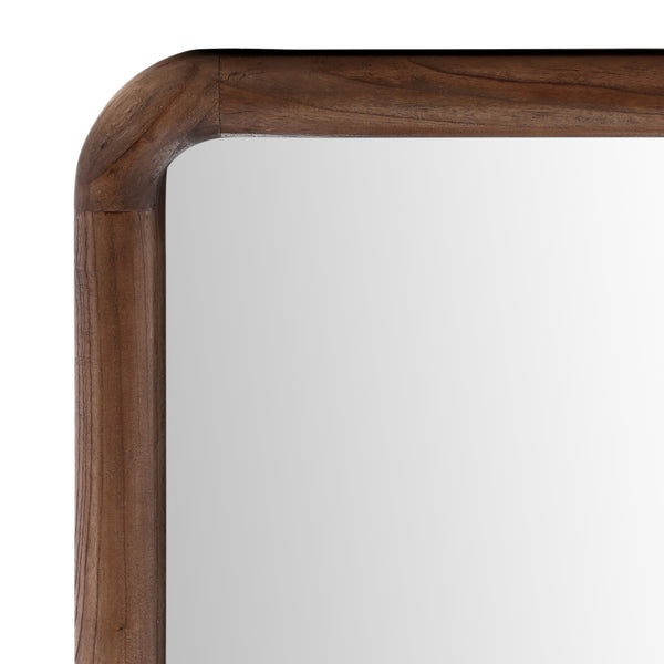Large Mindi Wood Mirror