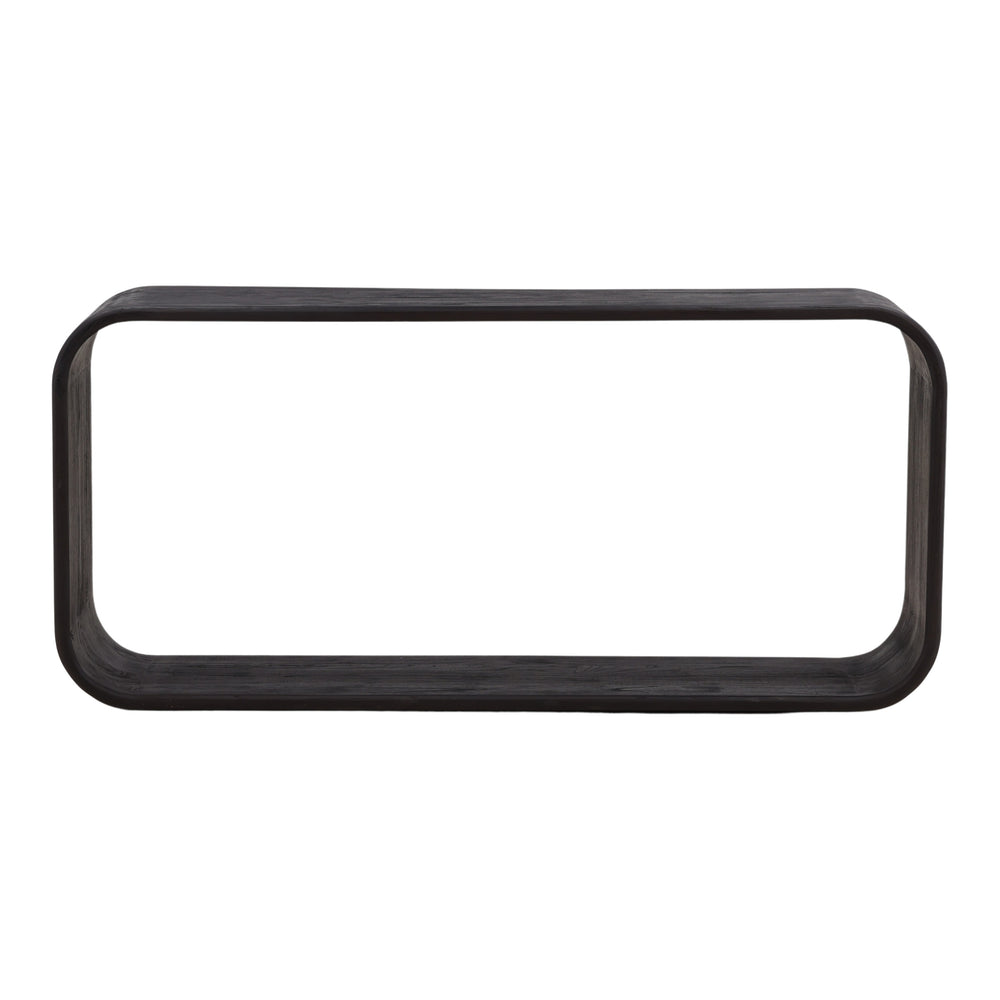 Dark Brown Mindi Wood Console