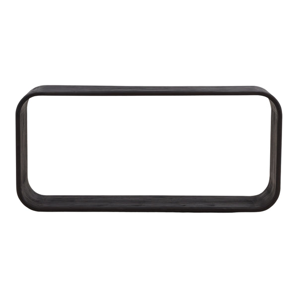Dark Brown Mindi Wood Console