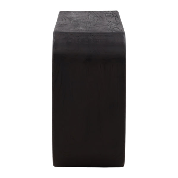 Dark Brown Mindi Wood Console