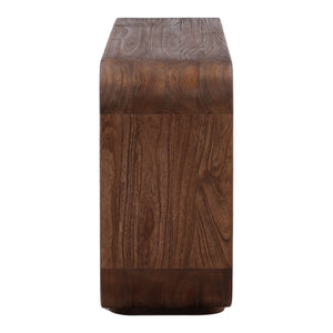 Brown Mindi Wood Bookcase